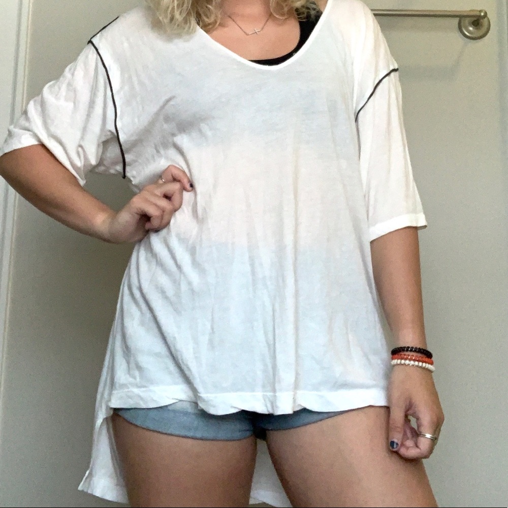 White tunic top